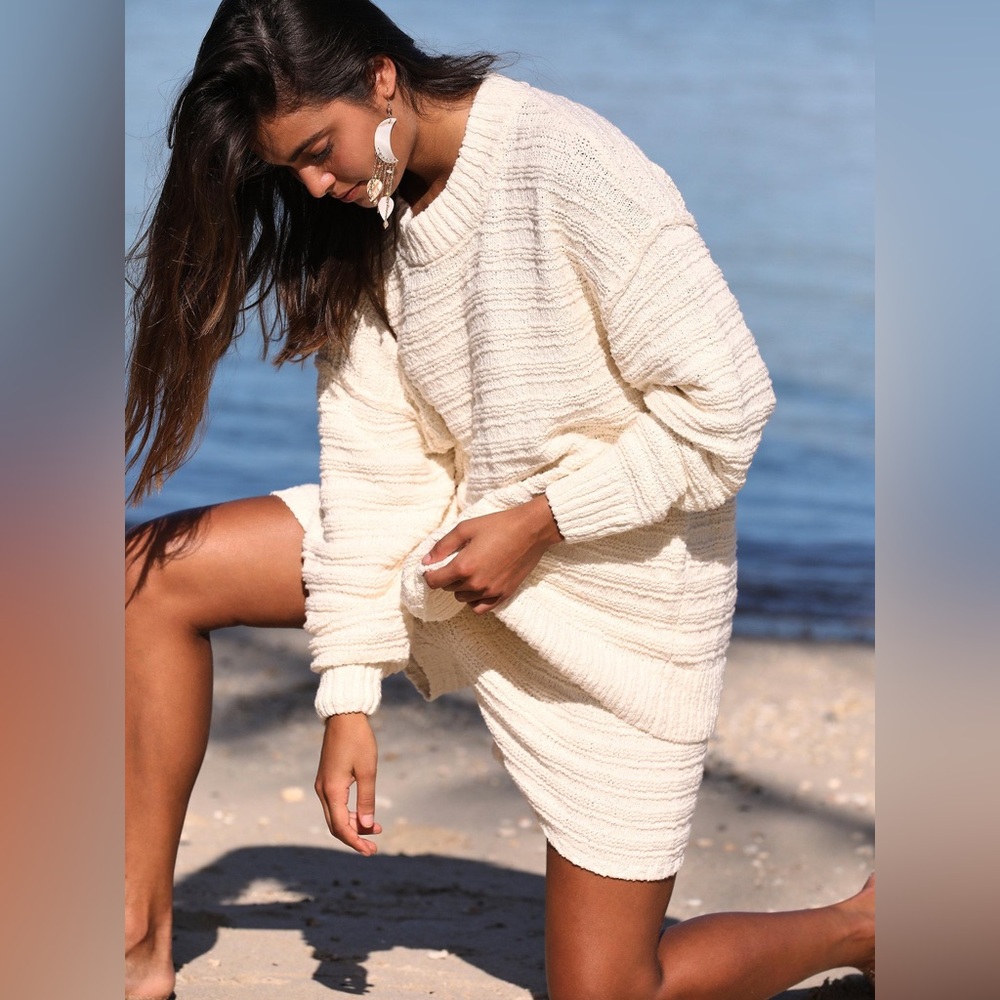 Free People Malibu Boo Sweater Set